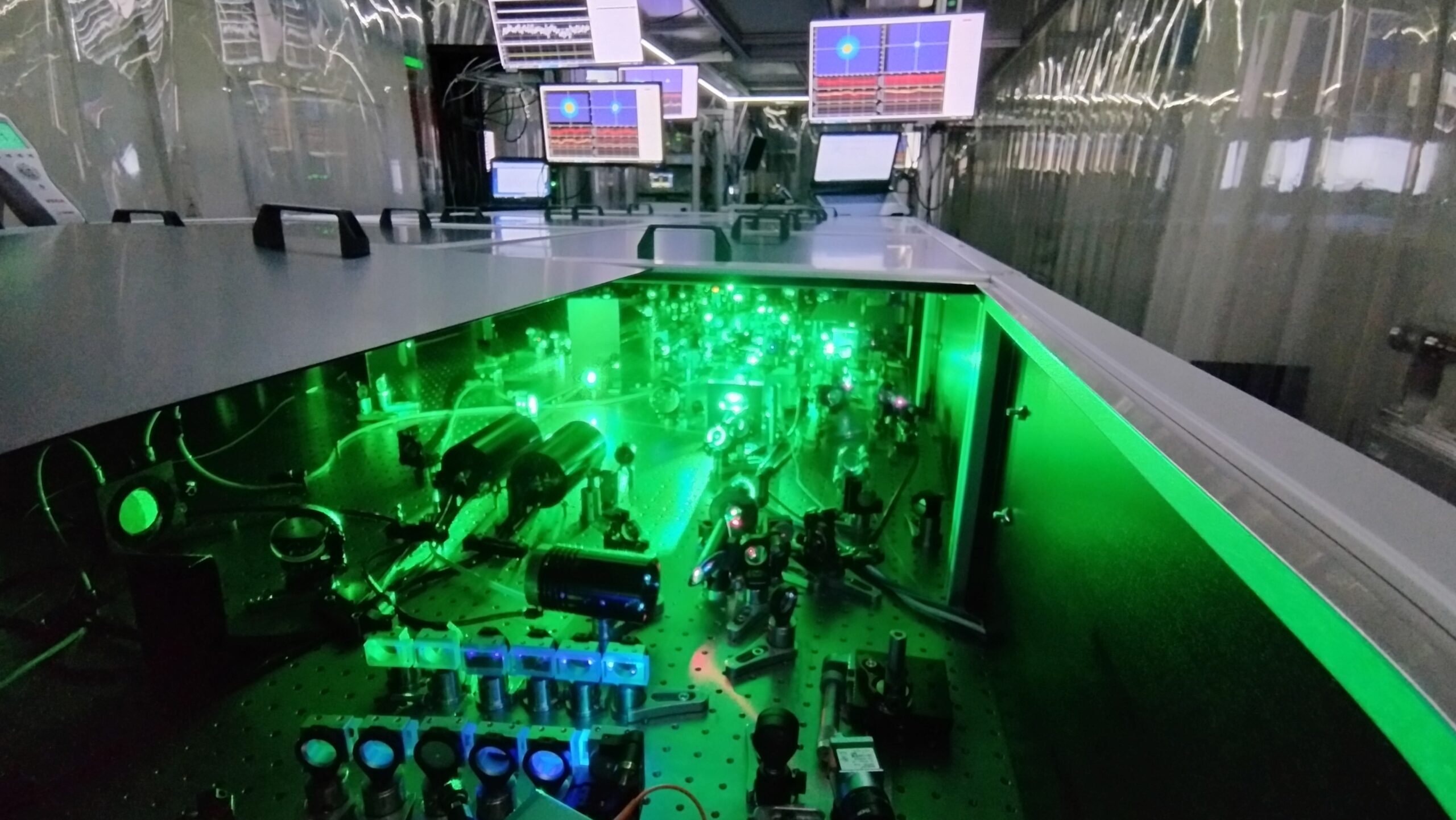 High power 100kHz OPCPA in the NIR. Credit: Federico Furch