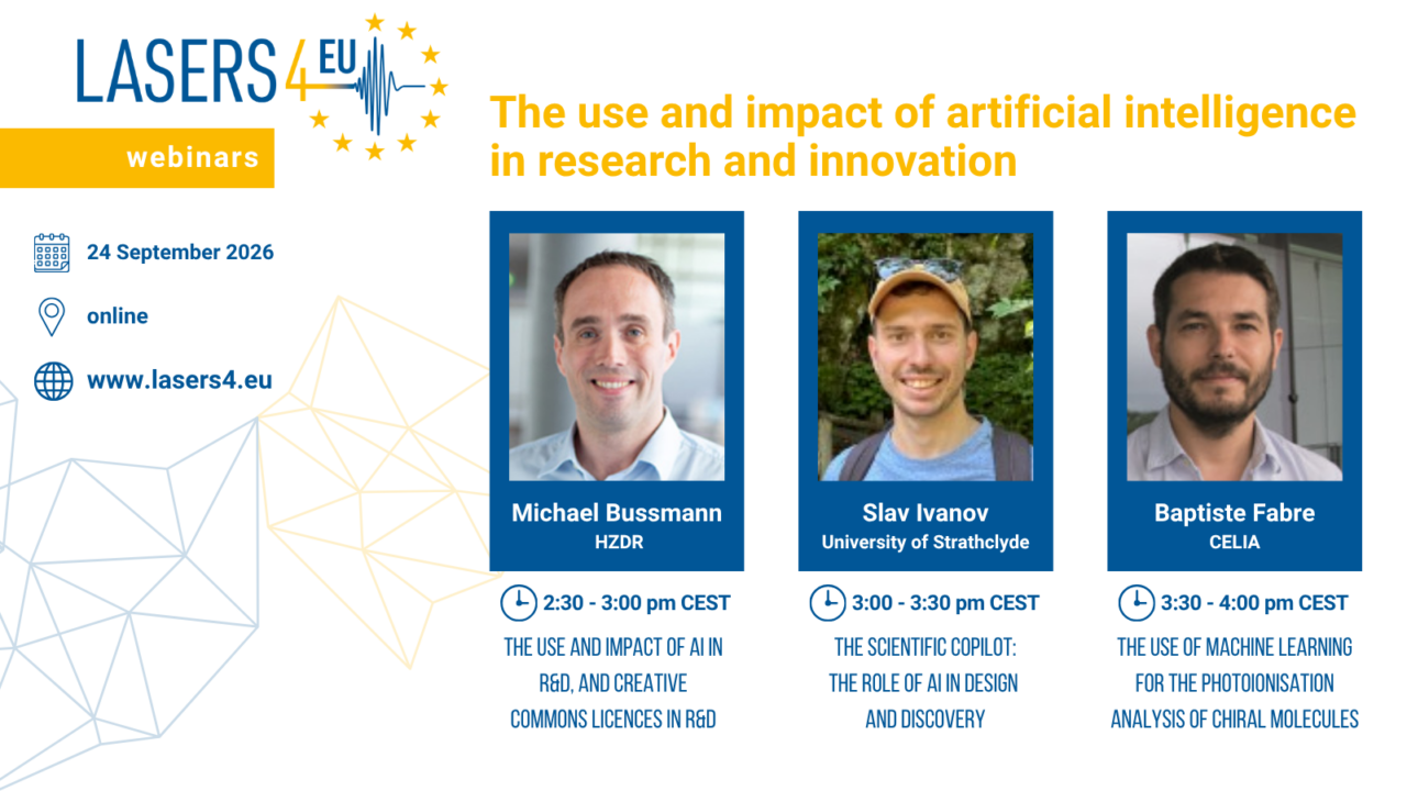 Lasers4EU Webinar: The use and impact of artificial intelligence in ...
